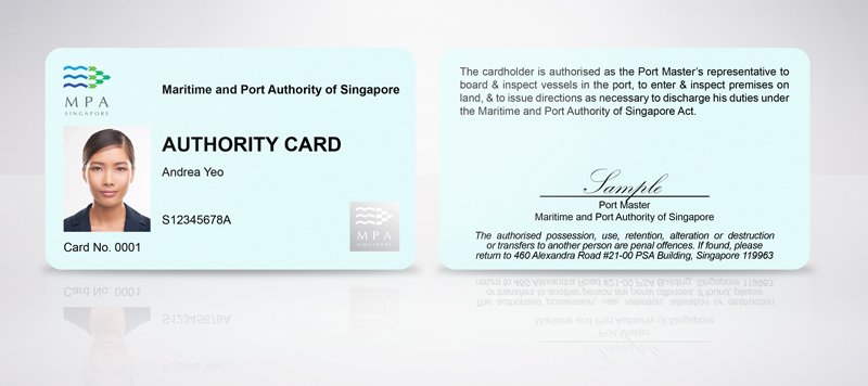 Authority card
