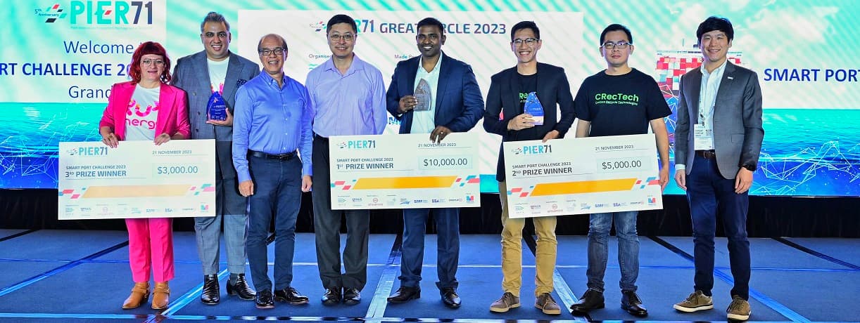 PIER71 Smart Port Challenge 2023 Winners - Banner
