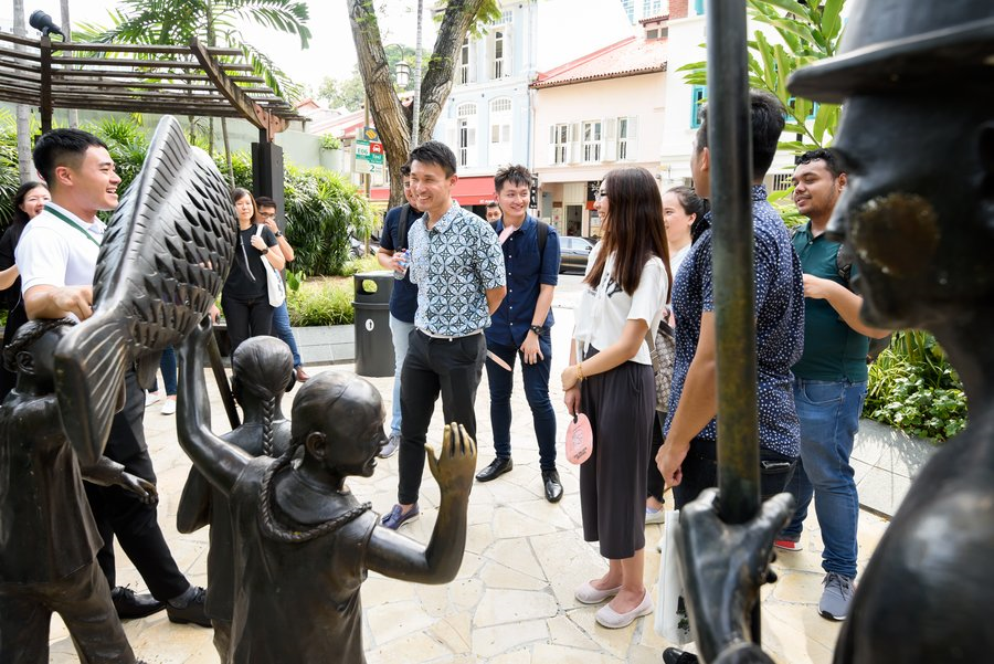 SPS with students on tour