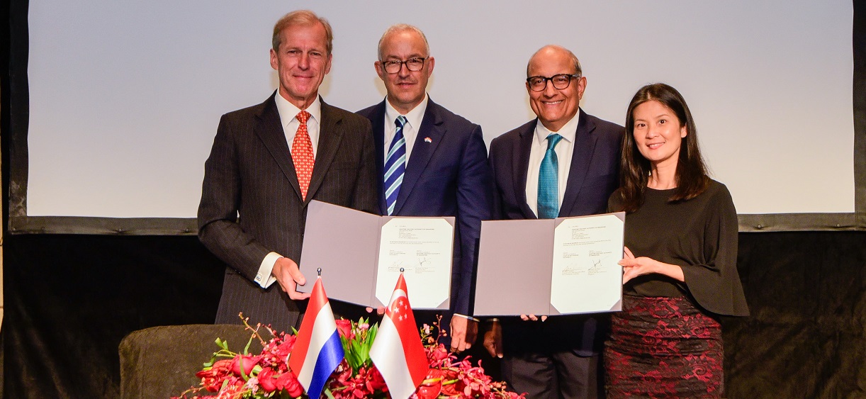 MoU Signing between MPA and Port of Rotterdam - banner