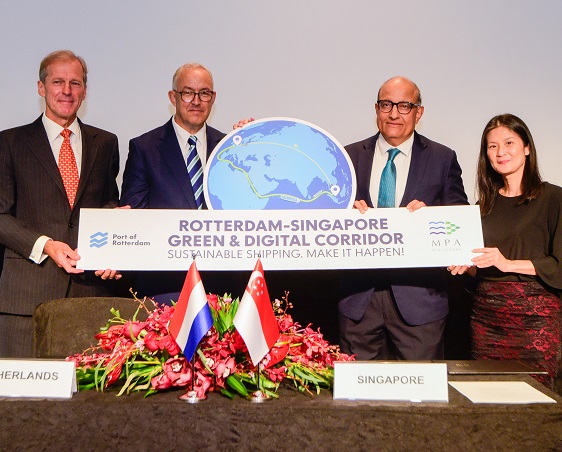 MPA and Port of Rotterdam establishes world&#39;s longest Green and Digital Shipping Corridor - teaser