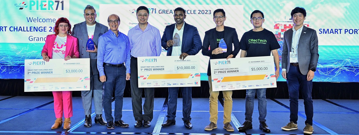 PIER71 Smart Port Challenge 2023 Winners - Banner