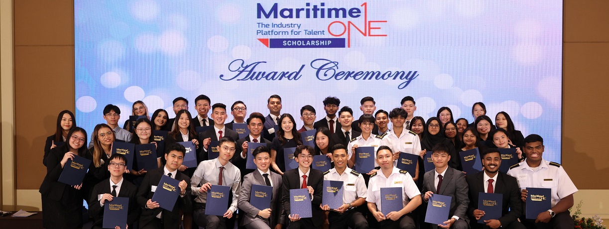 This year, the 67 scholarship recipients come from a broad spectrum of maritime and non-maritime related disciplines - banner