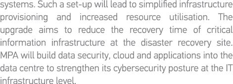 systems  Such a set-up will lead to simplified infrastructure provisioning and increased resource utilisation  The up   