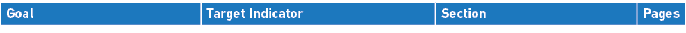 Goal,Target Indicator,Section,Pages