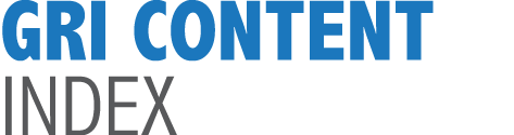 GRI CONTENT Index