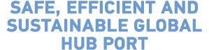 Safe, efficient and sustainable global hub port