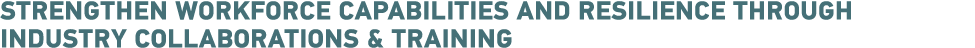 Strengthen Workforce Capabilities and Resilience Through Industry Collaborations & Training