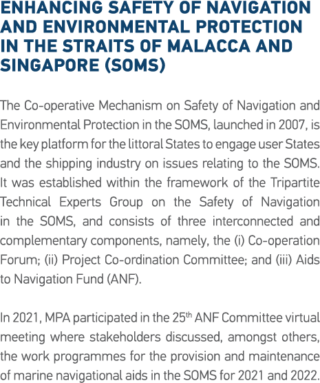 Enhancing safety of navigation and environmental protection in the Straits of Malacca and Singapore (SOMS)  The Co-op   