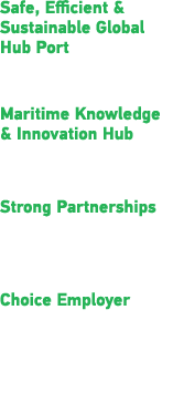 Safe, Efficient & Sustainable Global Hub Port   Best Seaport in Asia Award Maritime Knowledge & Innovation Hub   MOT    