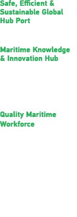 Safe, Efficient & Sustainable Global Hub Port   Best Seaport in Asia Award Maritime Knowledge & Innovation Hub   MOT    