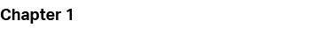 Chapter 1