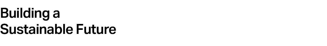 Building a Sustainable Future