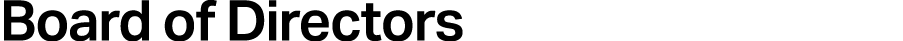 Board of Directors