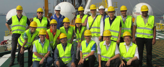 Visit to drill ship Bolette Dolphin