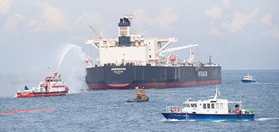 Singapore Showcases Response Capabilities at the Multi-Agency Oil Spill Exercise