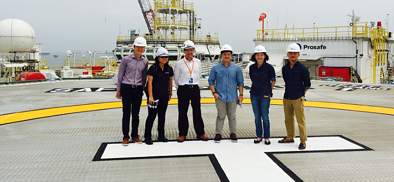 Group Photo on the Helideck