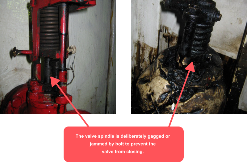 These photographs illustrate the above deficiencies: