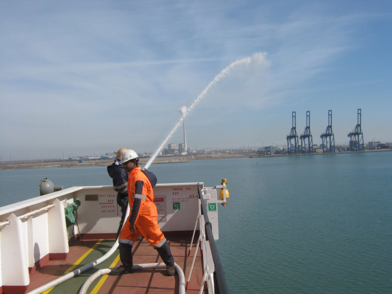 Testing of emergency fire pump