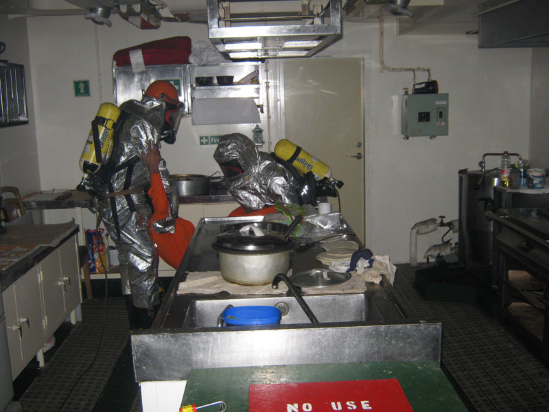 Rescue operation drill